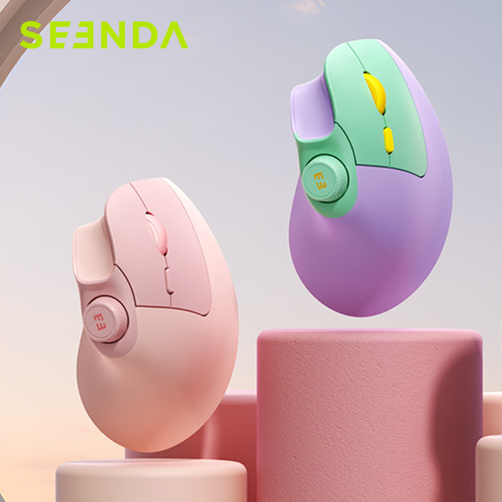 Ergonomic Mouse Vertical - ماوس Seenda مريح بلوتوث 2.4G لاسلكي