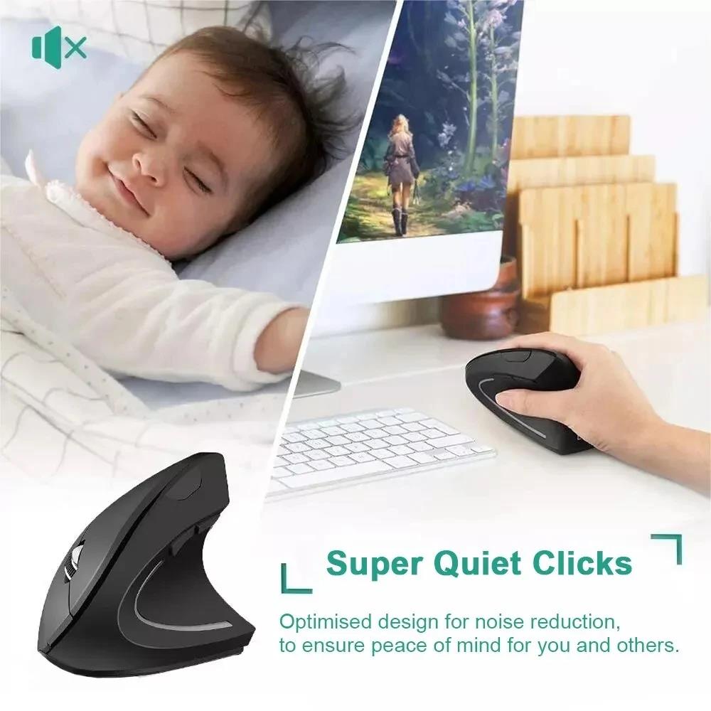 ماوس عمودي مريح USB 2.4 جيجا ه - مراجعة Ergonomic Mouse Vertical وسعره