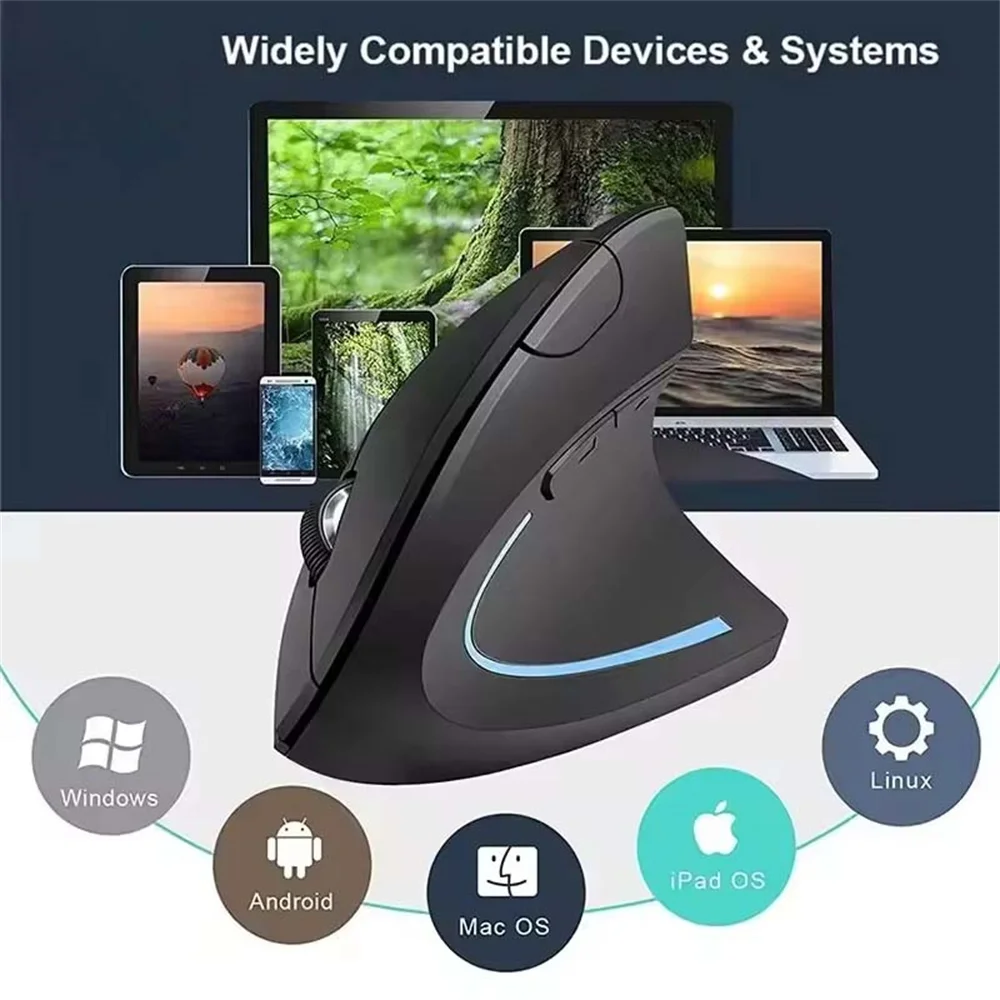 ماوس عمودي مريح 2.4 جيجا هرتز  - مراجعة Ergonomic Mouse Vertical وسعره