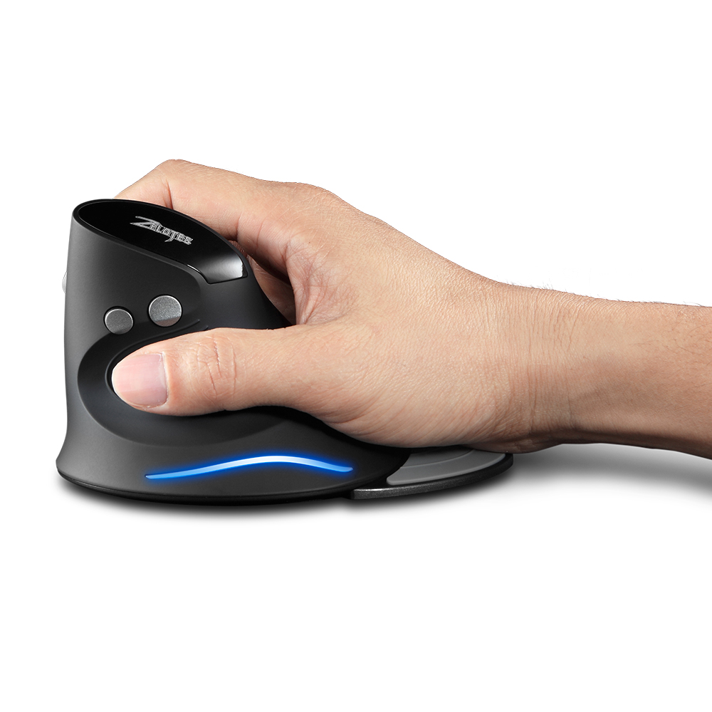 ZELOTES F-17 ماوس عمودي 2.4 جي - مراجعة Ergonomic Mouse Vertical وسعره