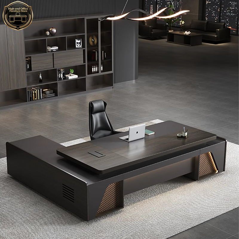 مكتب تنفيذي فاخر وعصري على شكل - مراجعة Office Tech Management وسعره