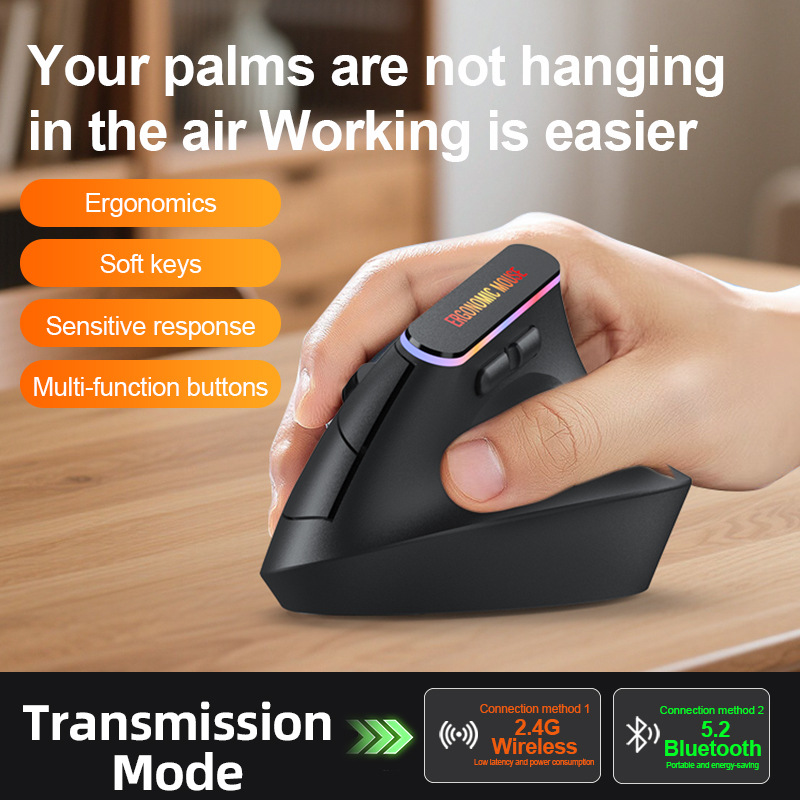 فأرة لاسلكية عمودية جديدة تعمل - مراجعة Ergonomic Mouse Vertical وسعره