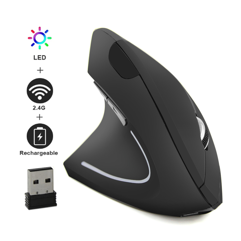 ماوس عمودي سلكي ولاسلكي لليد ا - مراجعة Ergonomic Mouse Vertical وسعره