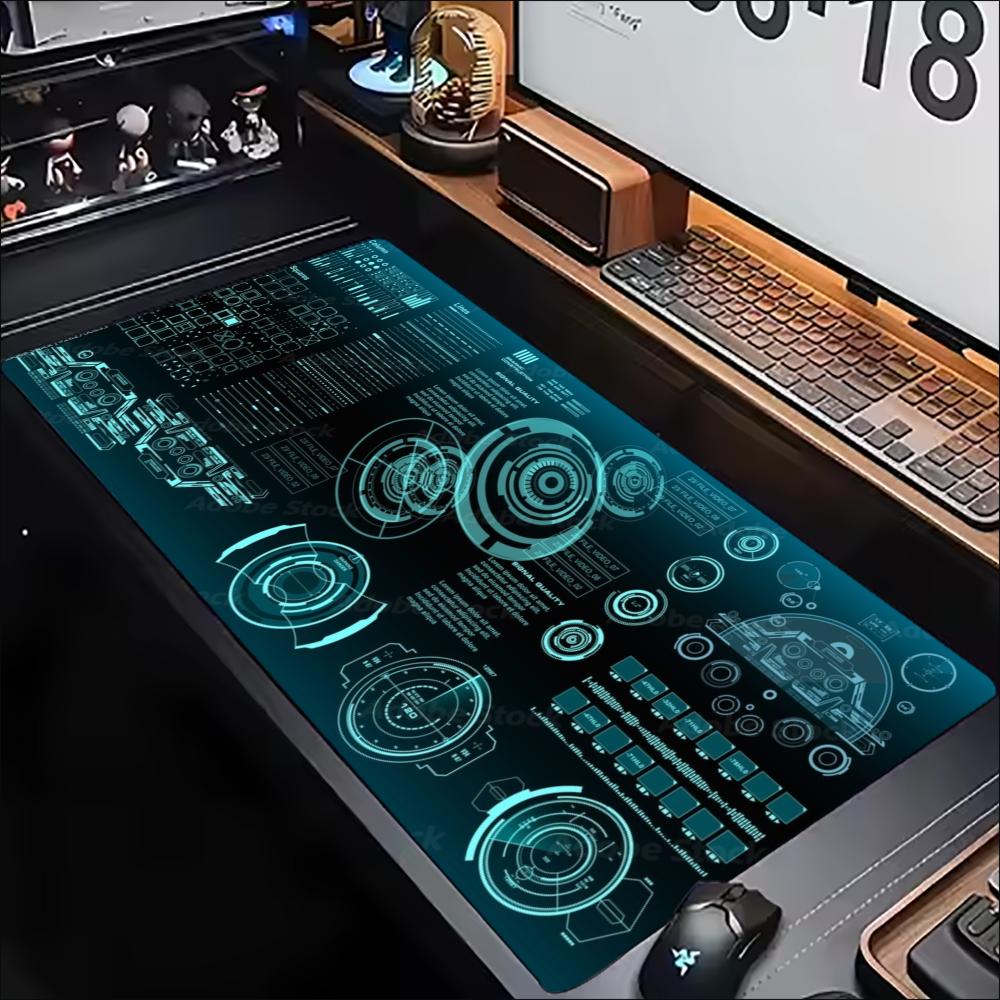 بساط ماوس ممتد مطبوع بواجهة وح - مراجعة Office And Tech وسعره