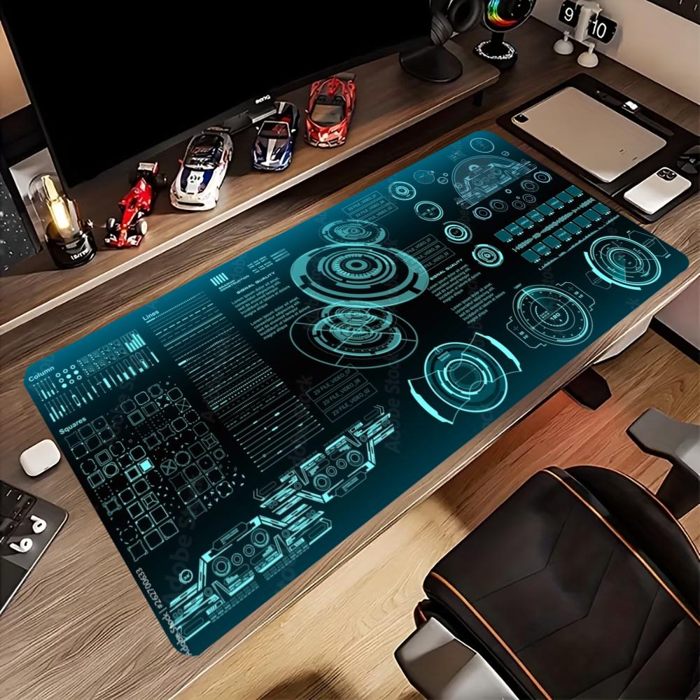 بساط ماوس ممتد مطبوع بواجهة وح - مراجعة Office And Tech وسعره